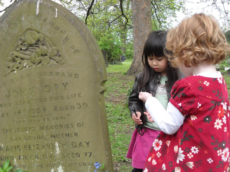 Creating a guide for the Mill Road Cemetery, 2009