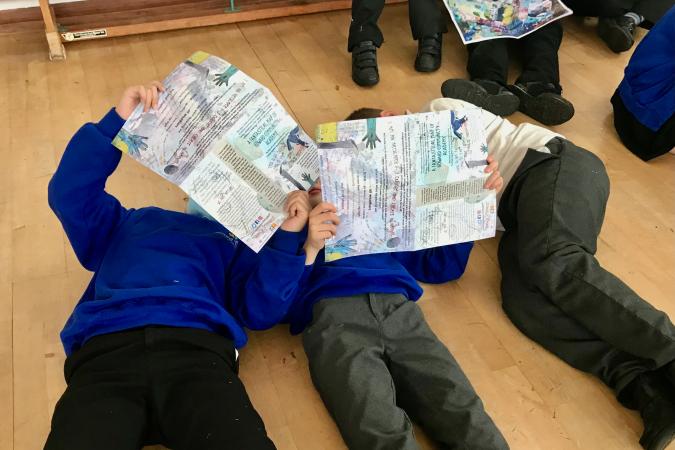 Howard Primary School Artscapers explore their map